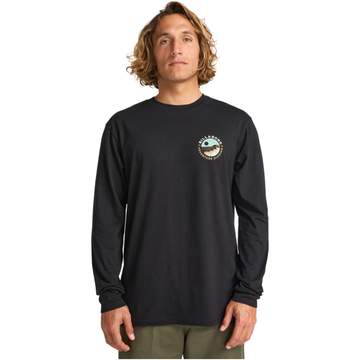 2025 Billabong Heren Rockies Long Sleeve Tee EBYZT00390 - Black